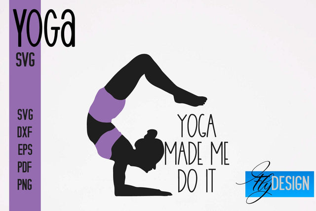 Yoga SVG | Yoga Quotes SVG Design | Sport SVG Design SVG Fly Design 