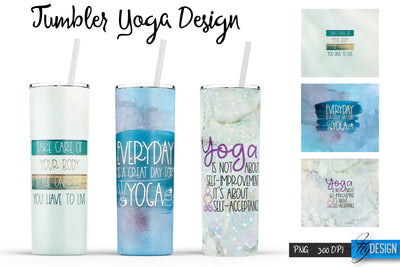 Yoga Tumblers | Yoga Tumbler Sublimation | PNG 20 Oz Tumbler | Tumbler Wrap Sublimation Fly Design 