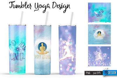 Yoga Tumblers | Yoga Tumbler Sublimation | PNG 20 Oz Tumbler | Tumbler Wrap Sublimation Fly Design 