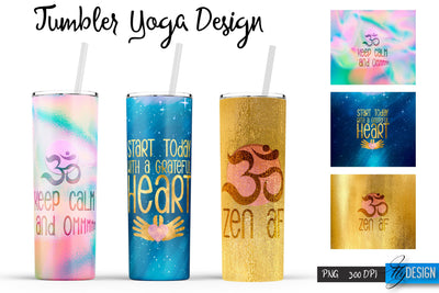Yoga Tumblers | Yoga Tumbler Sublimation | PNG 20 Oz Tumbler | Tumbler Wrap Sublimation Fly Design 