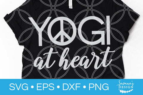 Yogi At Heart SVG SVG SavanasDesign 