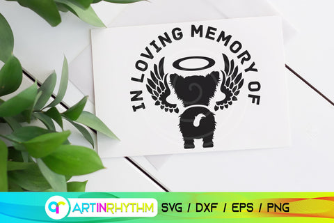 Yorkie Pet Dog Memorial SVG SVG Artinrhythm shop 