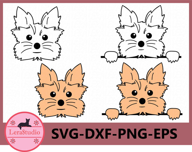 Yorkie Svg SVG Lerastudio 