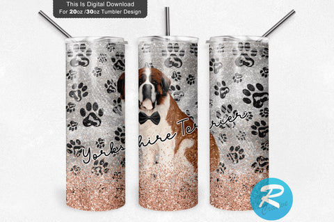Yorkshire Terrier 20 oz / 30 oz Tumbler PNG Sublimation Regulrcrative 