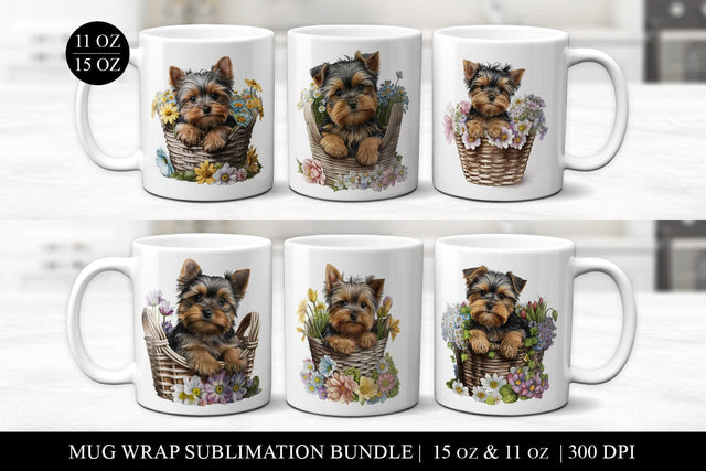 Yorkshire Terrier Mug Sublimation Bundle Sublimation BijouBay 