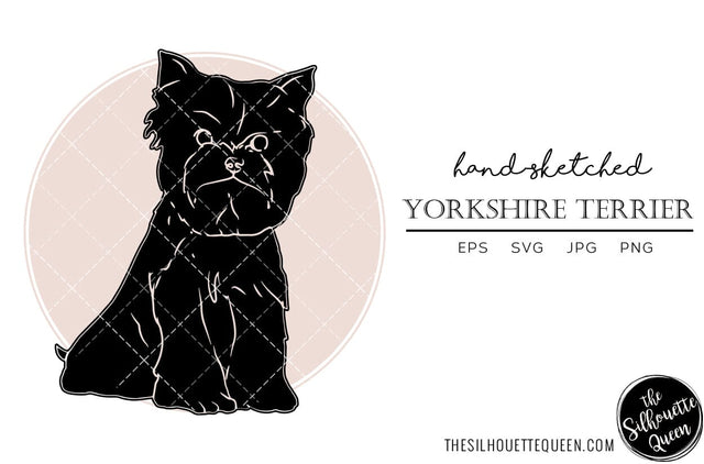 Yorkshire Terrier Sketch SVG Loveleen Kaur 