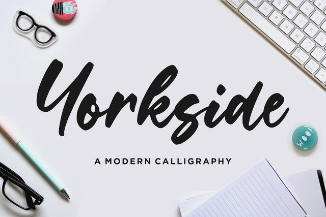 Yorkside Modern Calligraphy Font Font Balpirick 