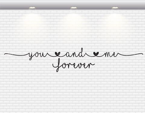 You And Me Forever - SVG, PNG, DXF, EPS SVG Elsie Loves Design 
