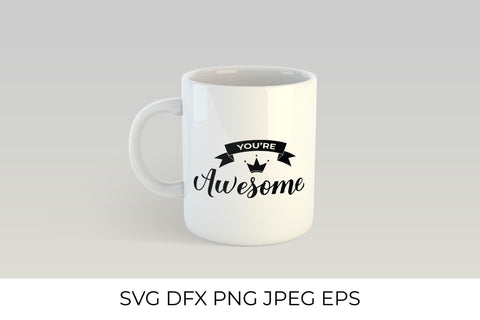 You are Awesome calligraphy quote SVG LaBelezoka 