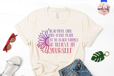 You are beautiful for you are fearfully & wonderfully made SVG CoralCutsSVG 