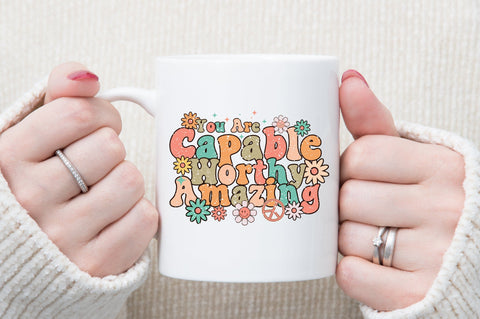 You Are Capable Worthy Amazing PNG Sublimation Sublimation designartist 