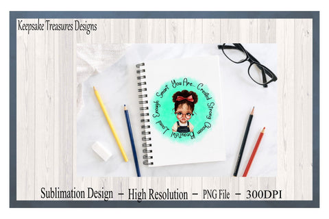 You Are Created Empowerment Design, Sublimation PNG, Watercolor Background, Digital Download, Sublimation Printing Sublimation Keepsake Treasures Designs LLC. 