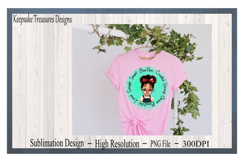 You Are Created Empowerment Design, Sublimation PNG, Watercolor Background, Digital Download, Sublimation Printing Sublimation Keepsake Treasures Designs LLC. 