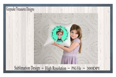 You Are Created Empowerment Design, Sublimation PNG, Watercolor Background, Digital Download, Sublimation Printing Sublimation Keepsake Treasures Designs LLC. 