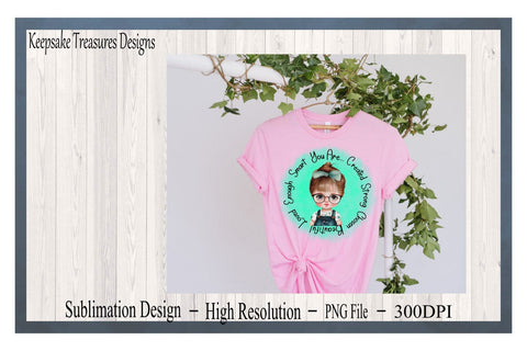 You Are Created Empowerment Design, Sublimation PNG, Watercolor Background, Digital Download, Sublimation Printing Sublimation Keepsake Treasures Designs LLC. 