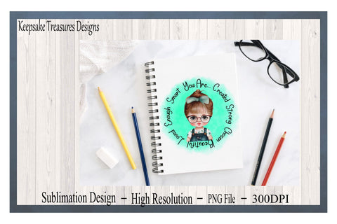 You Are Created Empowerment Design, Sublimation PNG, Watercolor Background, Digital Download, Sublimation Printing Sublimation Keepsake Treasures Designs LLC. 
