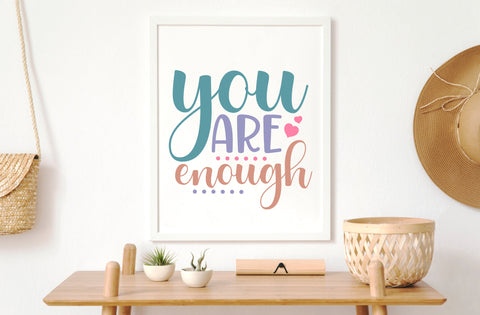 You Are Enough, Mental Health Svg SVG MD mominul islam 