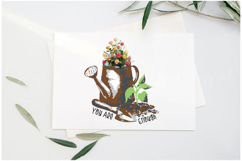 You Are Enough Watering Can Sublimation Sublimation Jagonath Roy 