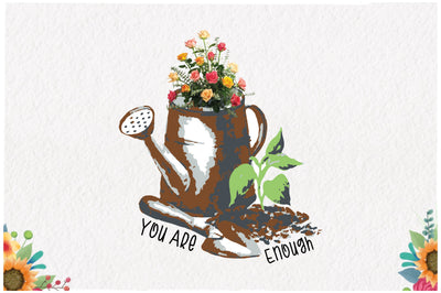 You Are Enough Watering Can Sublimation Sublimation Jagonath Roy 