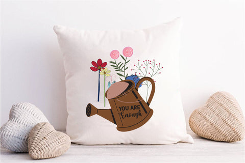 You Are Enough Watering Can Sublimation Sublimation Rupkotha 