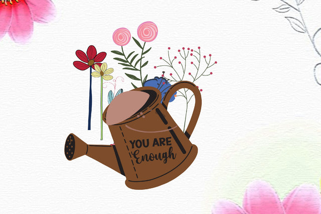 You Are Enough Watering Can Sublimation Sublimation Rupkotha 