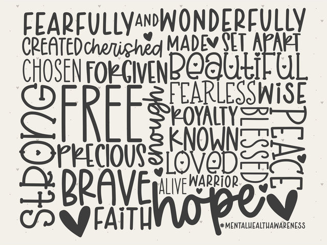 You Are Known, Loved, Chosen, Enough SVG SVG Toteally Creations 