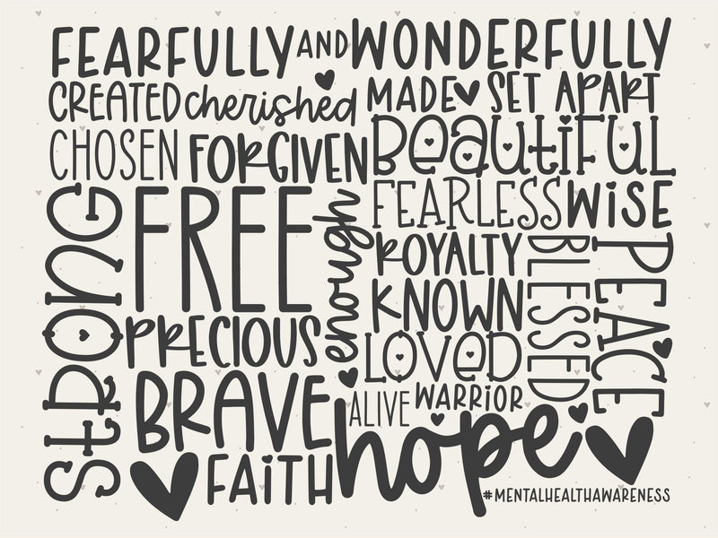 You Are Known, Loved, Chosen, Enough SVG SVG Toteally Creations 