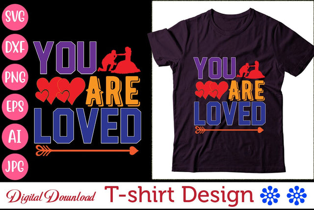 You Are Loved SVG Newmockups 