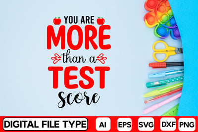 You Are More Than A Test Score SVG CraftlabSvg29 