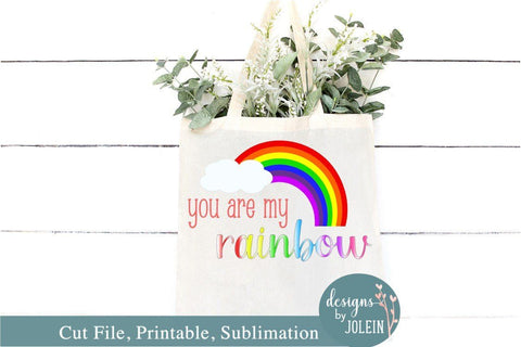 You are my Rainbow SVG Designs by Jolein 