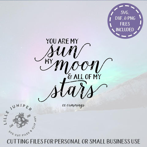 You Are My Sun SVG | Home SVG | Rustic Sign Design SVG LilleJuniper 