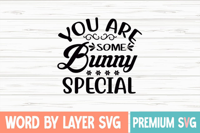 You Are Some Bunny Special SVG Blessedprint 
