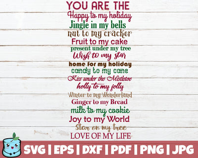 You Are The Happy To My Holidays SVG MintyMarshmallows 