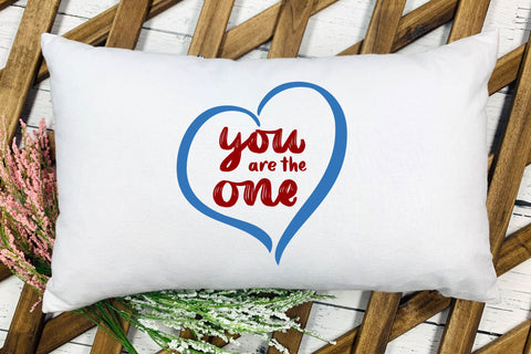 You are the one Valentine quotes. SVG SVG Angelina Semenova 