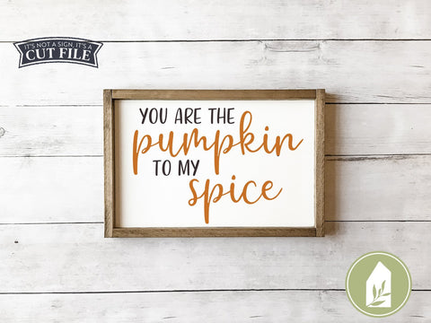 You Are the Pumpkin to My Spice SVG | Autumn SVG | Farmhouse Sign Design SVG LilleJuniper 