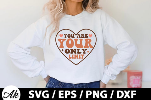 You are your only limit Retro SVG SVG akazaddesign 