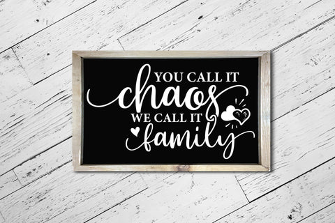 You Call It Chaos We Call It Family - SVG Cut File SVG CraftLabSVG 