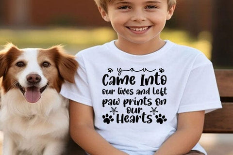 You Came Into Our Lives And Left Paw Prints On Our Hearts SVG Angelina750 