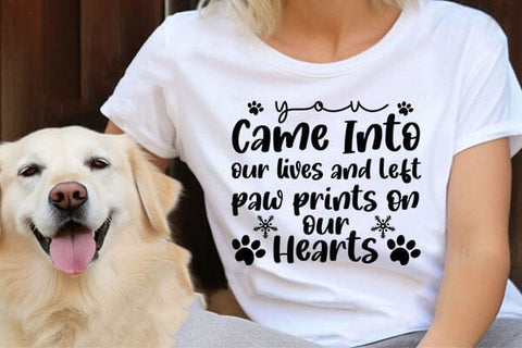 You Came Into Our Lives And Left Paw Prints On Our Hearts SVG Angelina750 