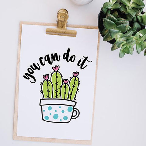 You Can Do It SVG So Fontsy Design Shop 