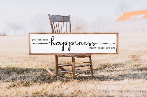 You Can Find Happiness Right Where You Are SVG SVG Pickled Thistle Creative 