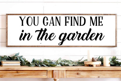 You Can Find Me in the Garden SVG Design SVG Ikonart Design Shop 