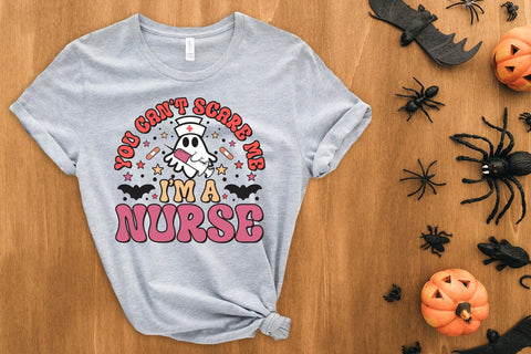 You Can't Scare Me I'm a Nurse PNG Sublimation Sublimation CraftLabSVG 