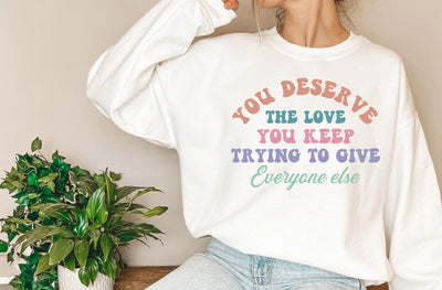 You Deserve the Love You Keep, SVG SVG MD mominul islam 