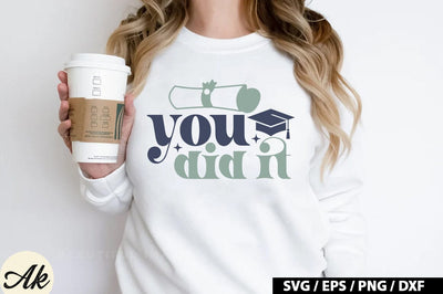 You did it Retro SVG SVG akazaddesign 