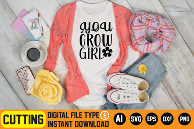 You Grow Girl SVG CraftlabSvg29 