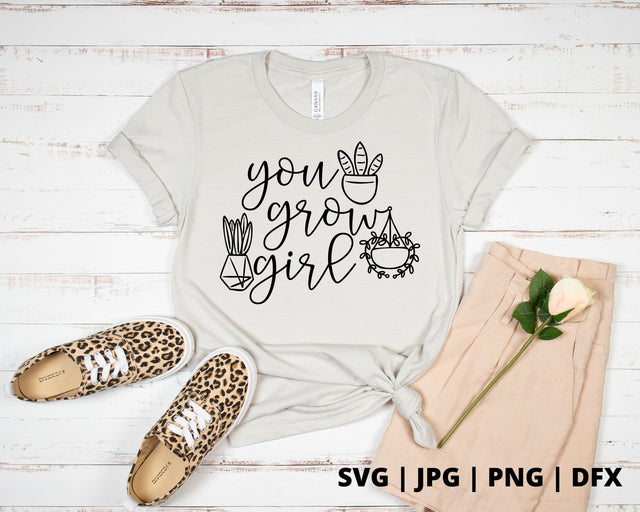 You grow girl SVG Good Morning Chaos 