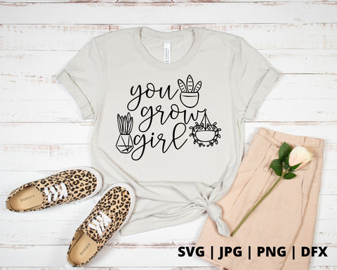 You grow girl SVG Good Morning Chaos 