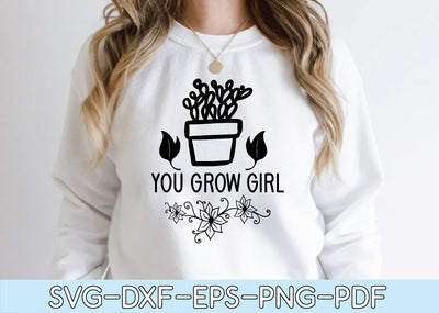 you grow girl svg SVG designstore 