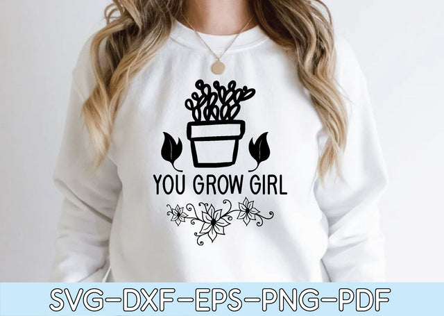 you grow girl svg SVG designstore 